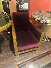 Art Deco Sculpted Gilt Wood Armchair